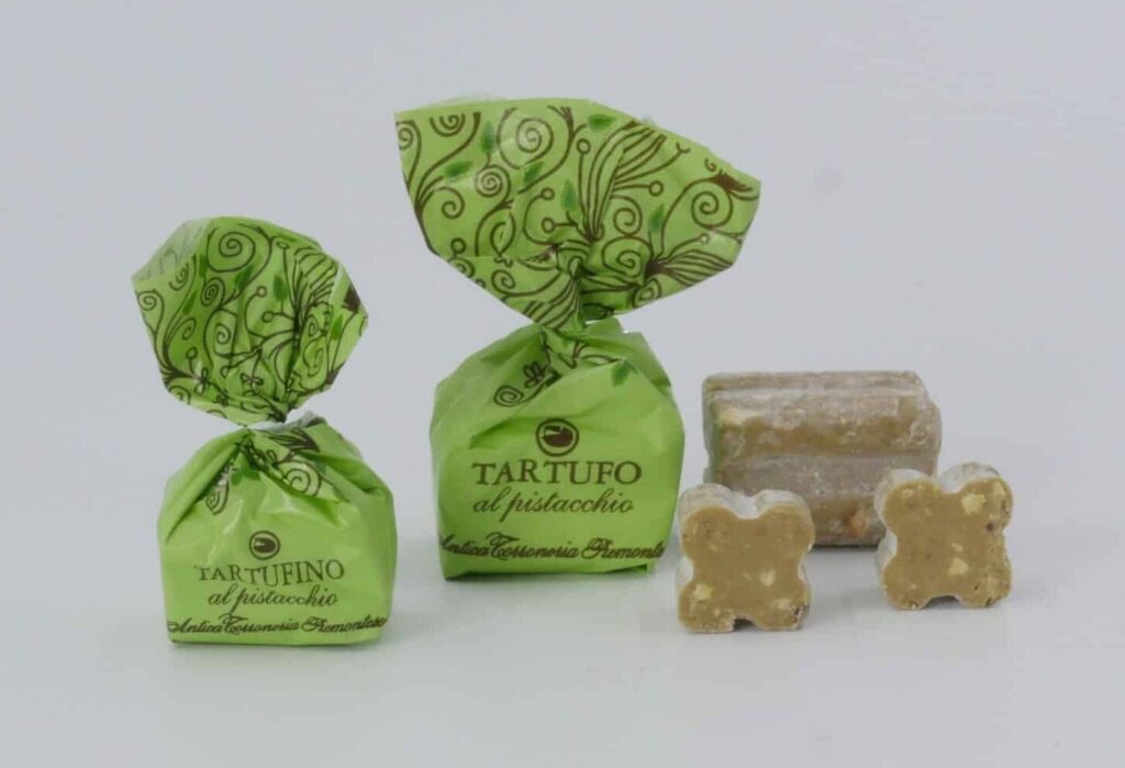 Die Marzipan- & Nougateria: Tartufo "Pistazie"